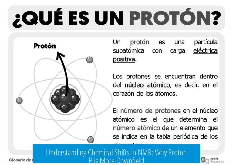 Understanding Chemical Shifts in NMR: Why Proton B is More Downfield
