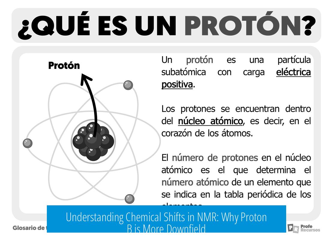 Understanding Chemical Shifts in NMR: Why Proton B is More Downfield