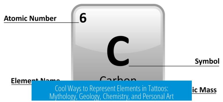 Cool Ways to Represent Elements in Tattoos: Mythology, Geology, Chemistry, and Personal Art