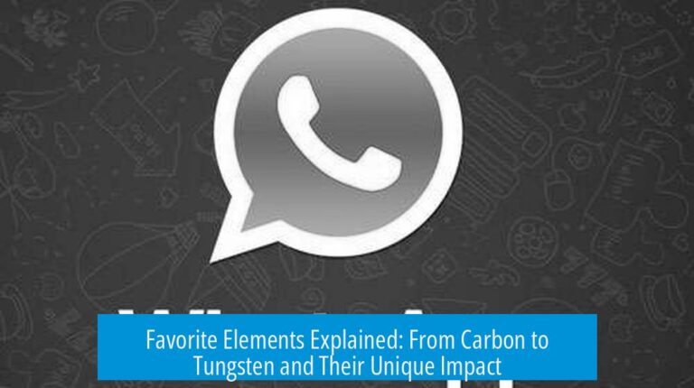 Favorite Elements Explained: From Carbon to Tungsten and Their Unique Impact