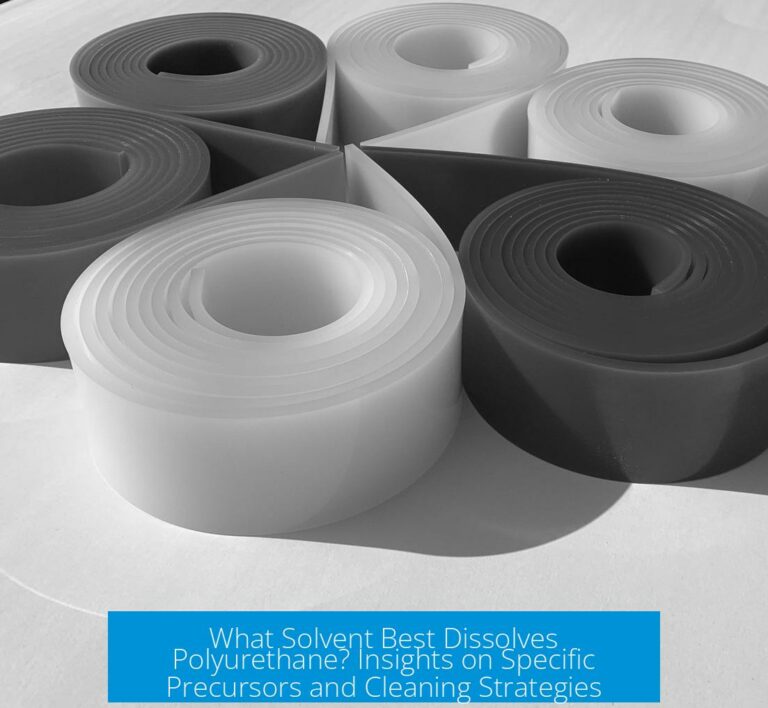 What Solvent Best Dissolves Polyurethane? Insights on Specific Precursors and Cleaning Strategies
