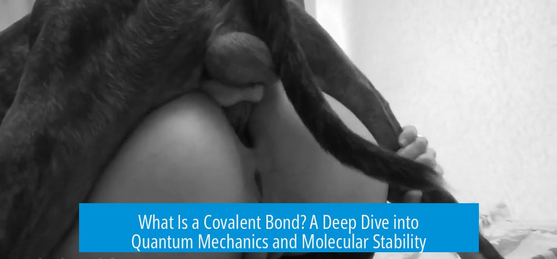 What Is a Covalent Bond? A Deep Dive into Quantum Mechanics and Molecular Stability