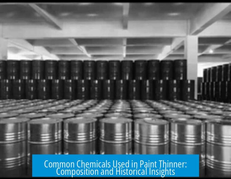Common Chemicals Used in Paint Thinner: Composition and Historical Insights