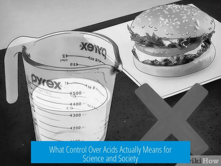 What Control Over Acids Actually Means for Science and Society
