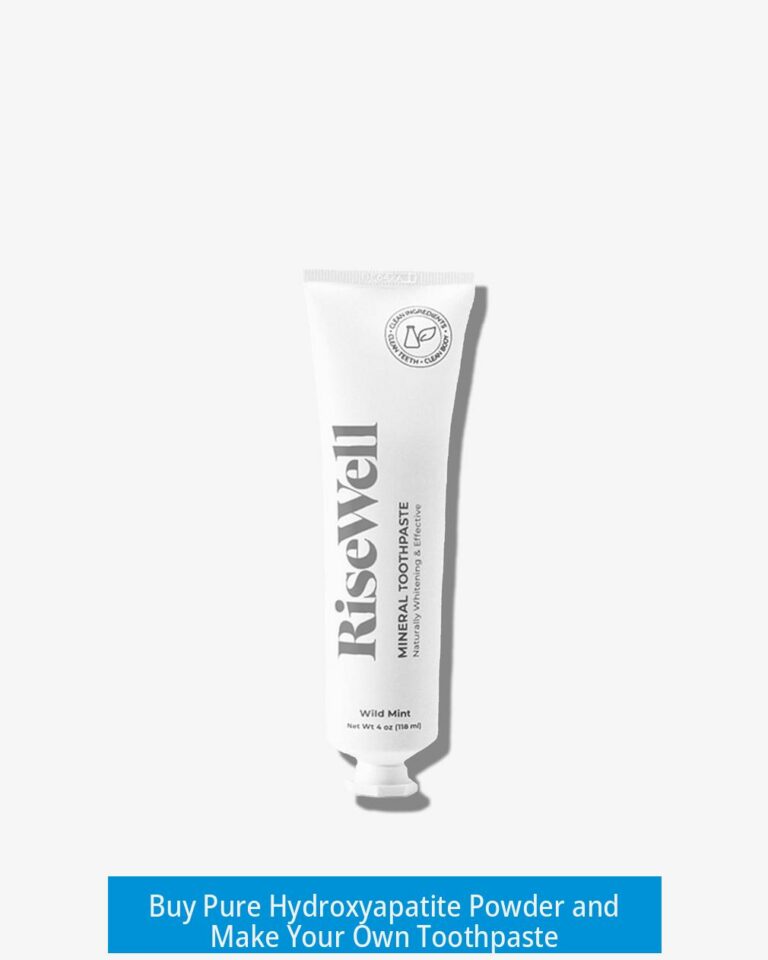 Buy Pure Hydroxyapatite Powder and Make Your Own Toothpaste