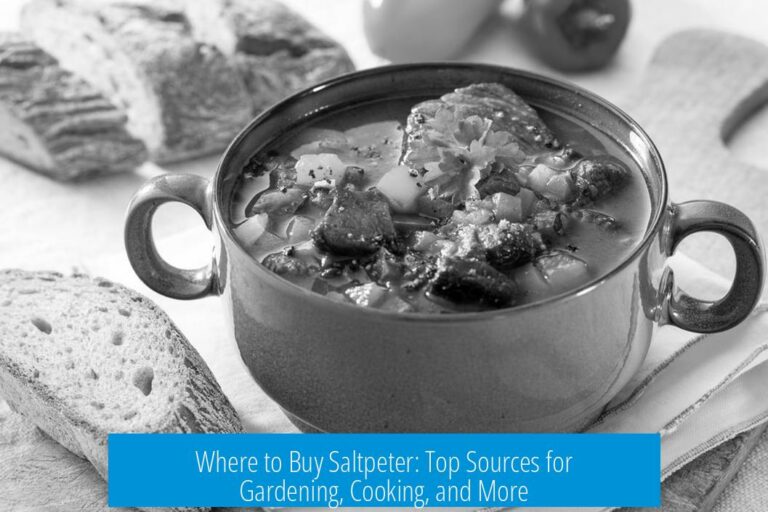 Where to Buy Saltpeter: Top Sources for Gardening, Cooking, and More