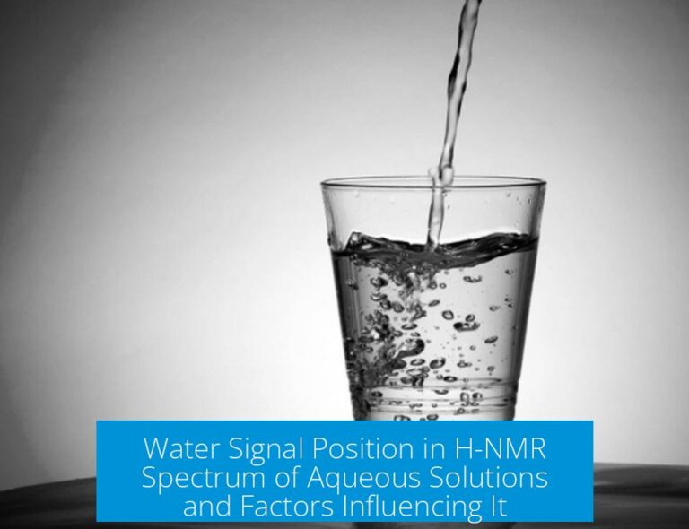 Water Signal Position in H-NMR Spectrum of Aqueous Solutions and Factors Influencing It