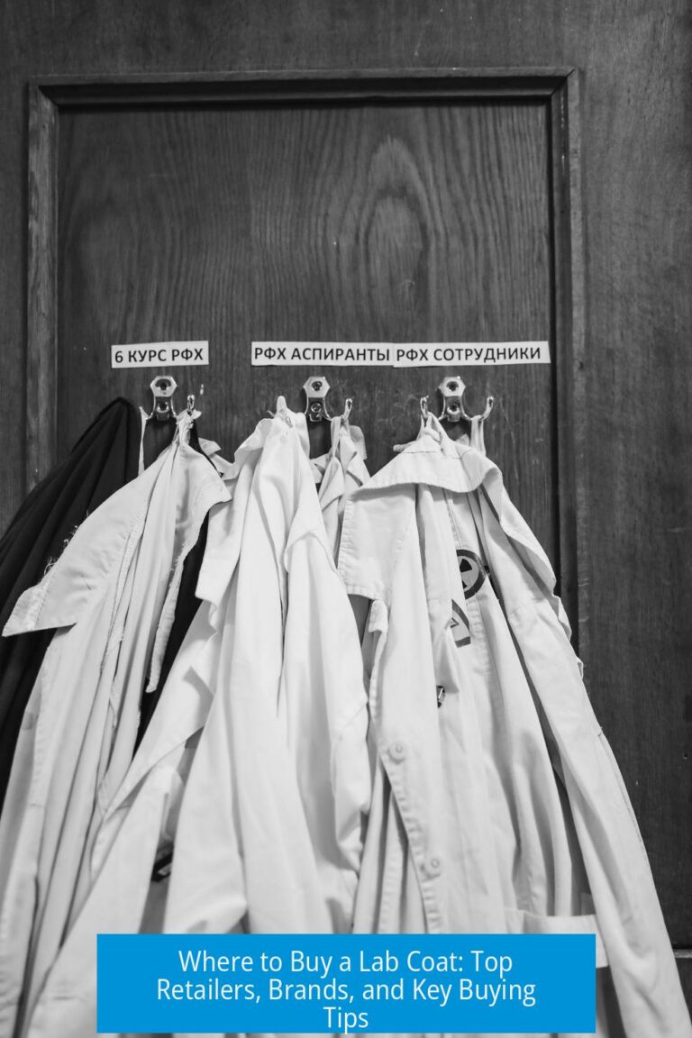 Where to Buy a Lab Coat: Top Retailers, Brands, and Key Buying Tips