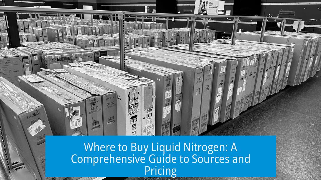 Where to Buy Liquid Nitrogen: A Comprehensive Guide to Sources and Pricing
