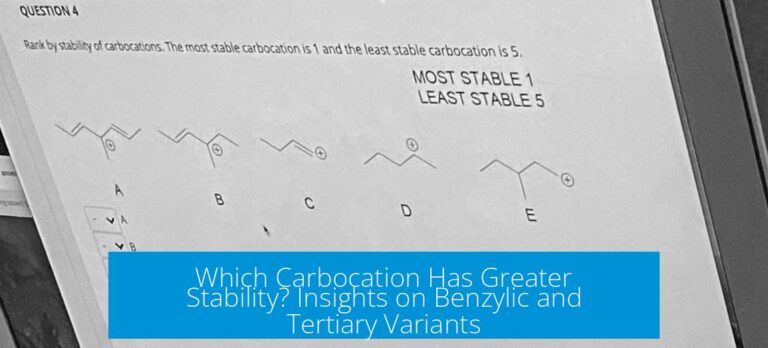 Which Carbocation Has Greater Stability? Insights on Benzylic and Tertiary Variants