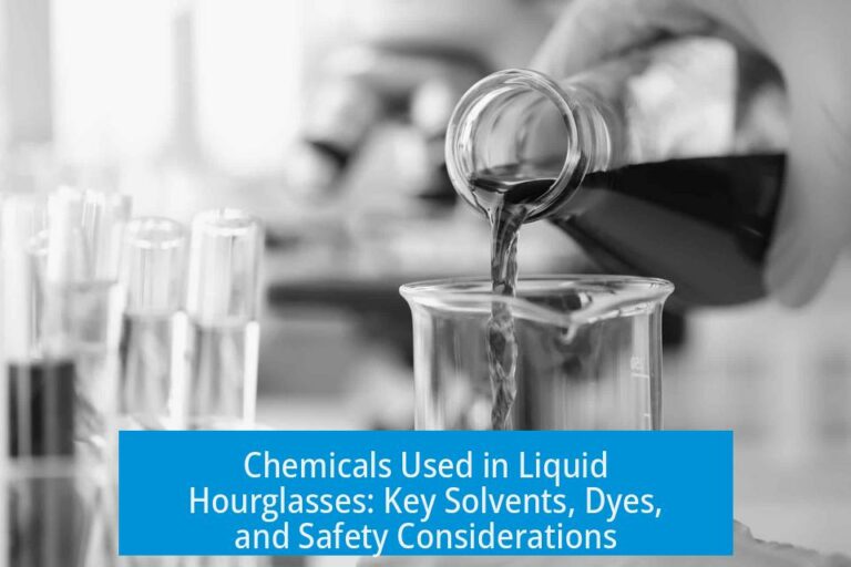 Chemicals Used in Liquid Hourglasses: Key Solvents, Dyes, and Safety Considerations