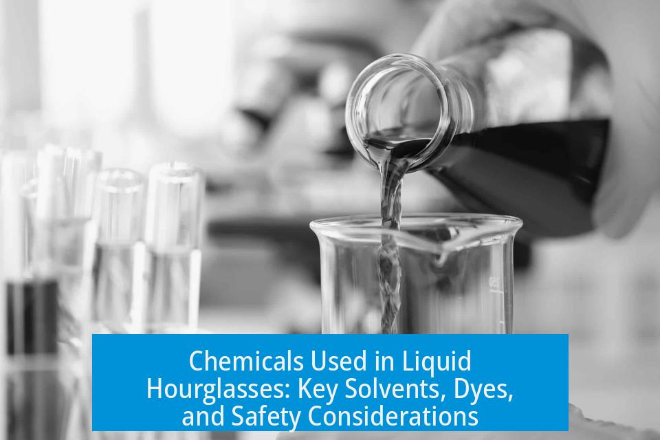 Chemicals Used in Liquid Hourglasses: Key Solvents, Dyes, and Safety Considerations