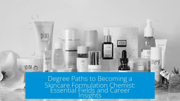 Degree Paths to Becoming a Skincare Formulation Chemist: Essential Fields and Career Insights