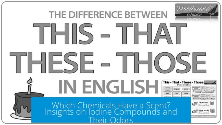 Which Chemicals Have a Scent? Insights on Iodine Compounds and Their Odors