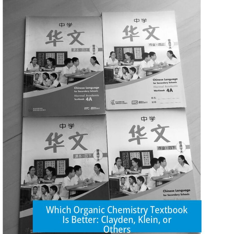 Which Organic Chemistry Textbook Is Better: Clayden, Klein, or Others