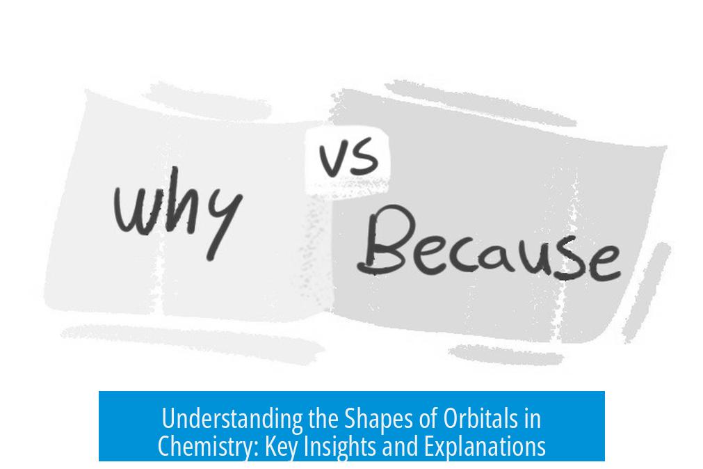 Understanding the Shapes of Orbitals in Chemistry: Key Insights and Explanations