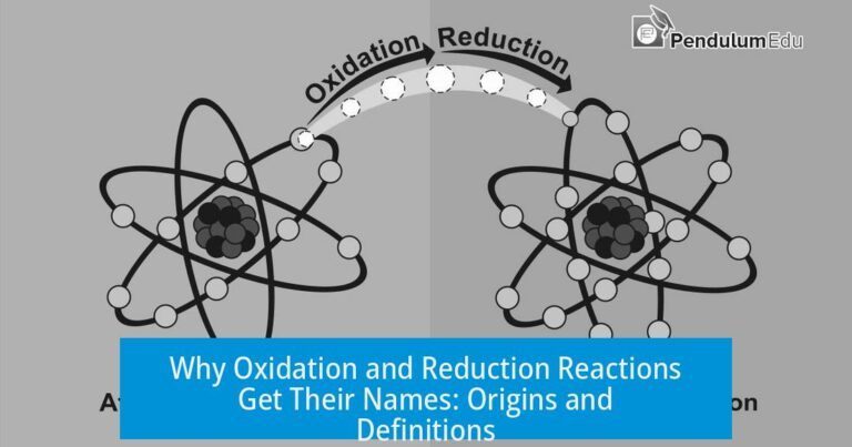 Why Oxidation and Reduction Reactions Get Their Names: Origins and Definitions