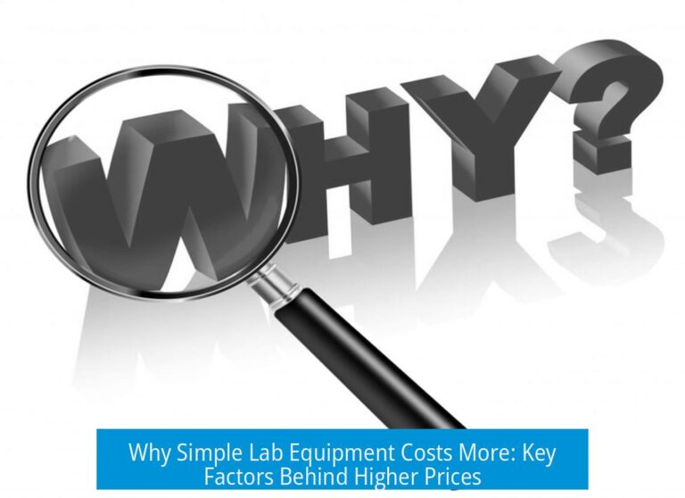 Why Simple Lab Equipment Costs More: Key Factors Behind Higher Prices