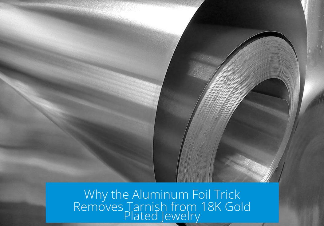 Why the Aluminum Foil Trick Removes Tarnish from 18K Gold Plated Jewelry