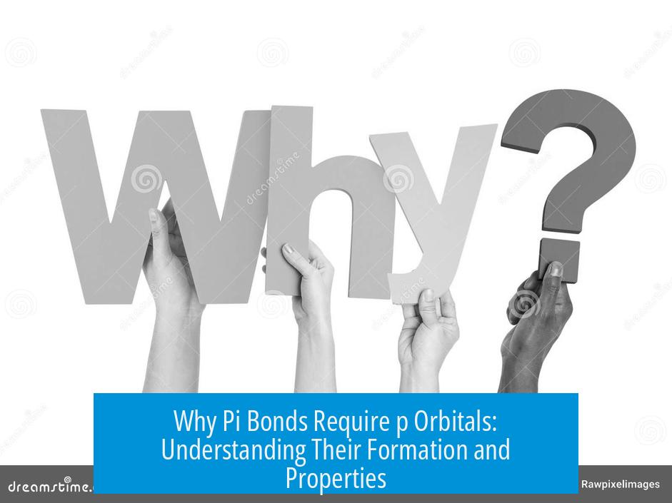 Why Pi Bonds Require p Orbitals: Understanding Their Formation and Properties