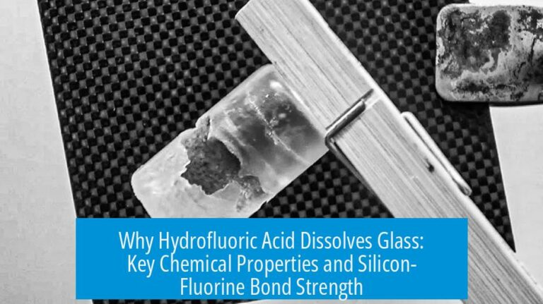 Why Hydrofluoric Acid Dissolves Glass: Key Chemical Properties and Silicon-Fluorine Bond Strength