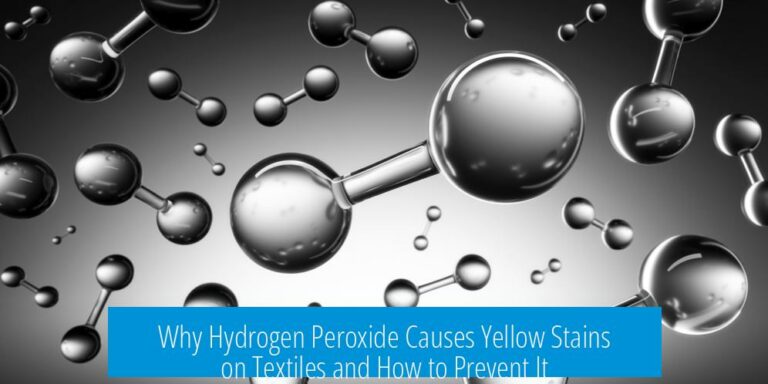 Why Hydrogen Peroxide Causes Yellow Stains on Textiles and How to Prevent It