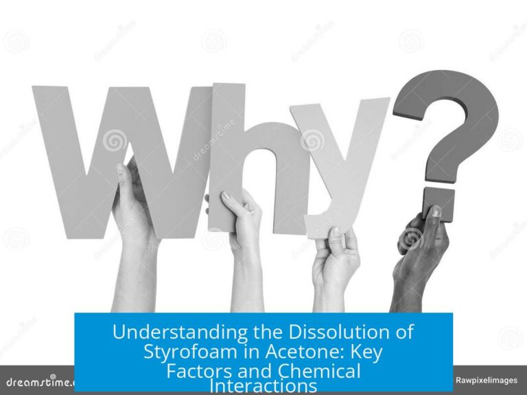 Understanding the Dissolution of Styrofoam in Acetone: Key Factors and Chemical Interactions