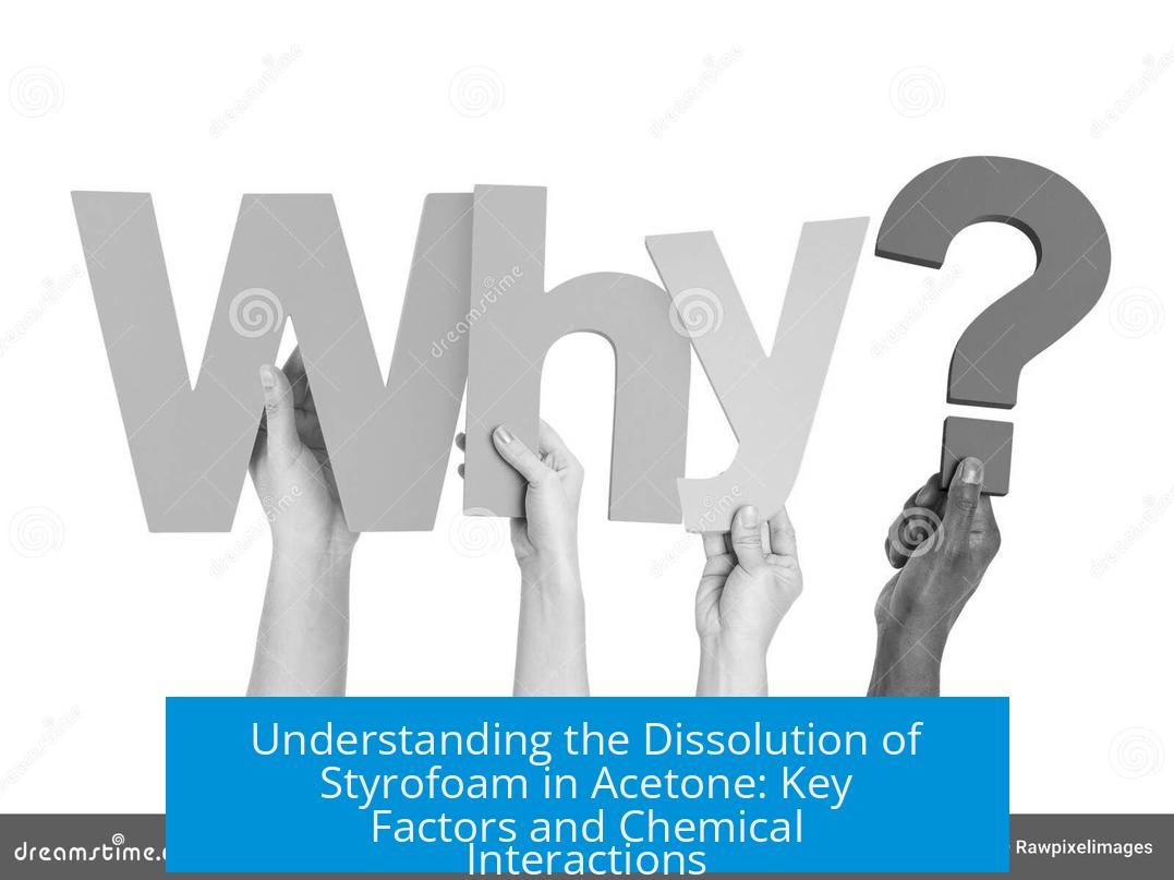 Understanding the Dissolution of Styrofoam in Acetone: Key Factors and Chemical Interactions