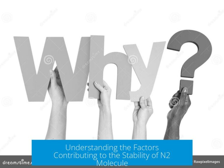 Understanding the Factors Contributing to the Stability of N2 Molecule