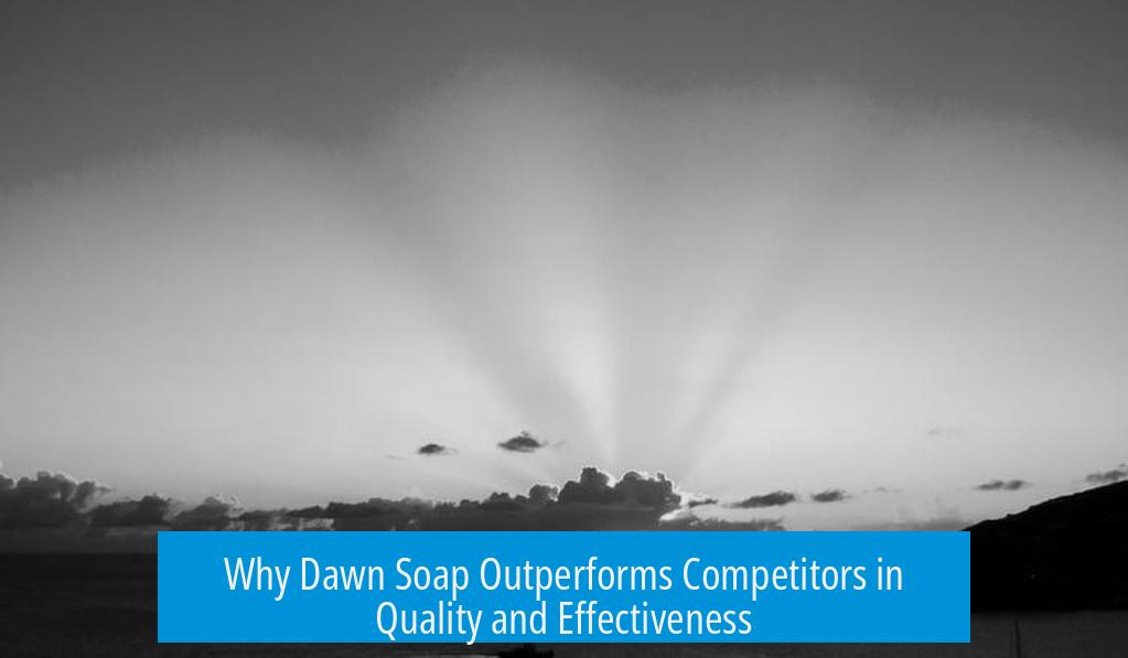 Why Dawn Soap Outperforms Competitors in Quality and Effectiveness