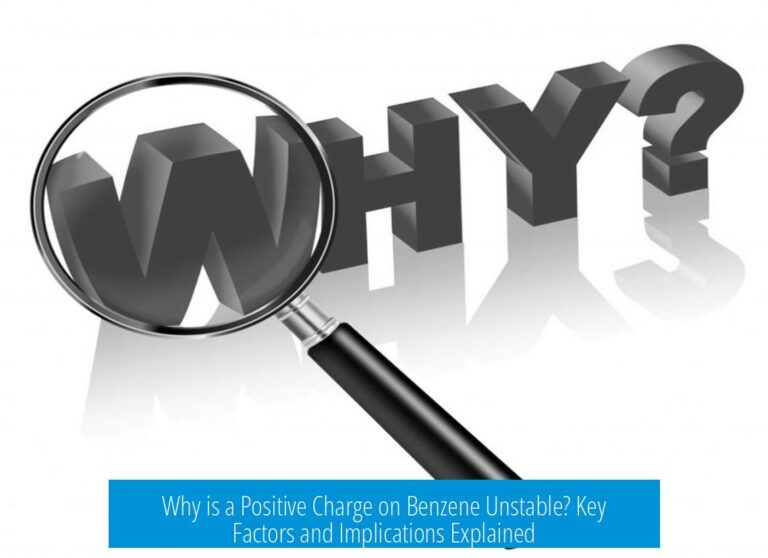 Why is a Positive Charge on Benzene Unstable? Key Factors and Implications Explained