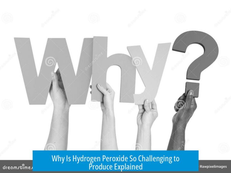 Why Is Hydrogen Peroxide So Challenging to Produce Explained