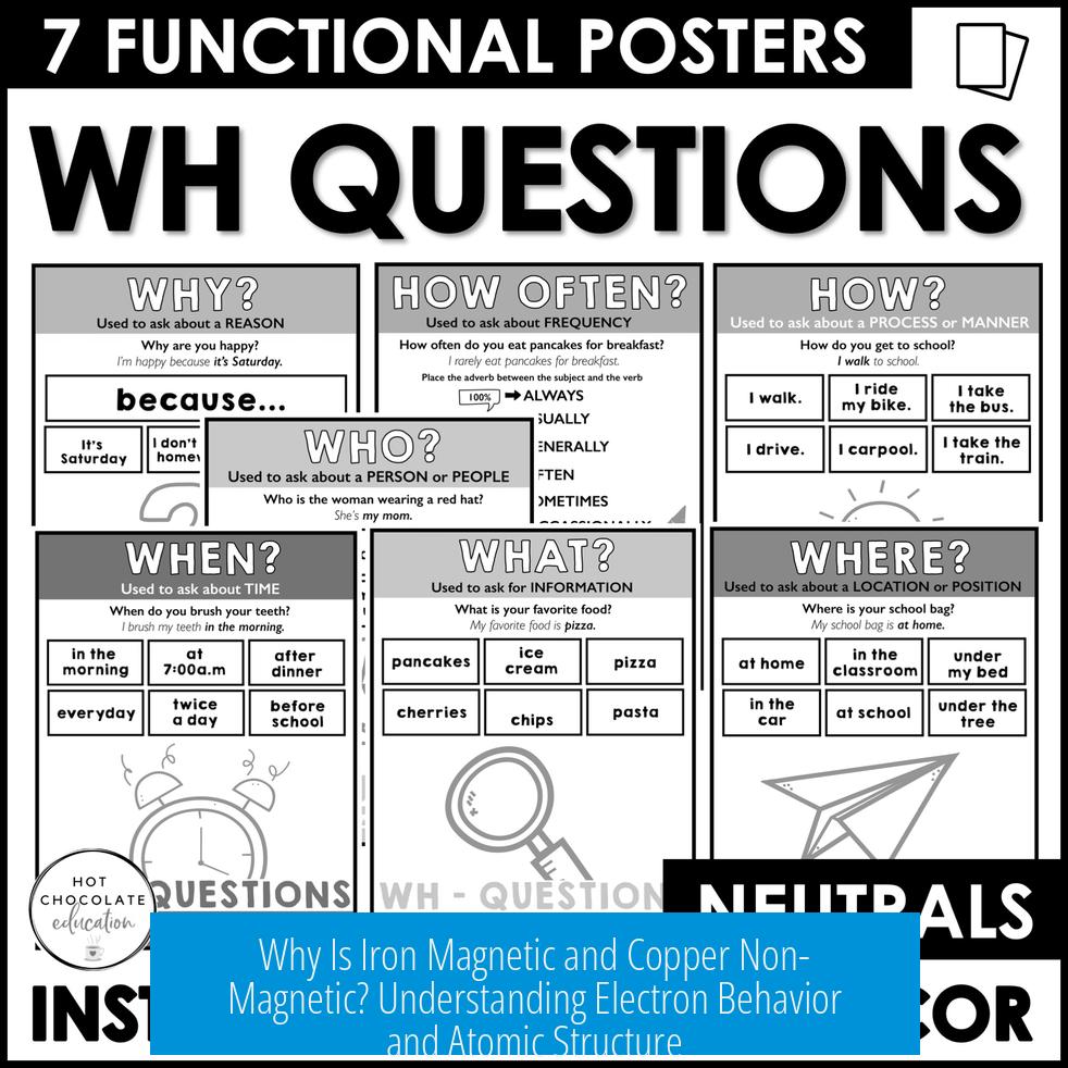 Why Is Iron Magnetic and Copper Non-Magnetic? Understanding Electron Behavior and Atomic Structure