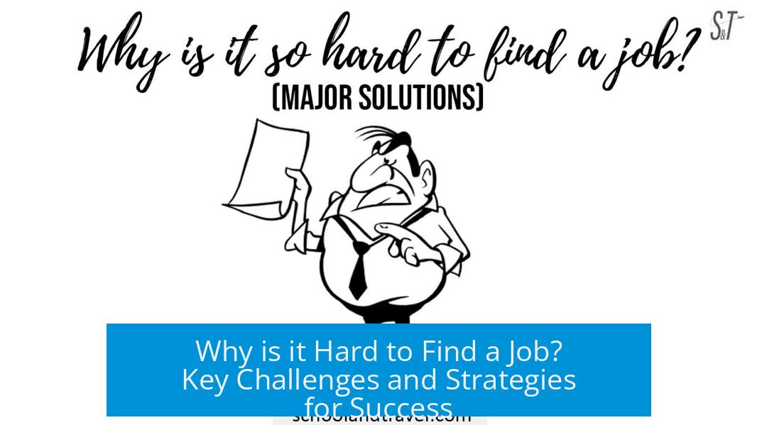 Why is it Hard to Find a Job? Key Challenges and Strategies for Success