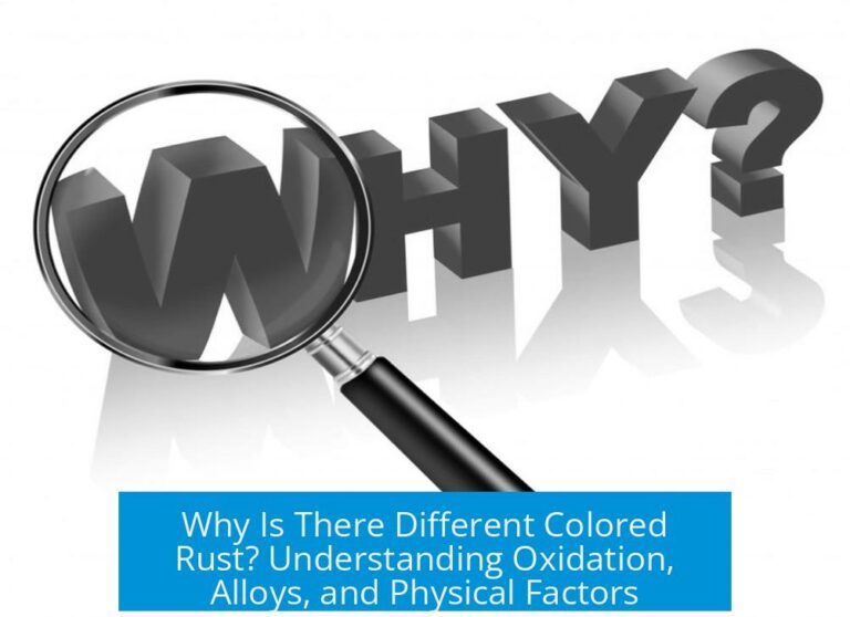 Why Is There Different Colored Rust? Understanding Oxidation, Alloys, and Physical Factors
