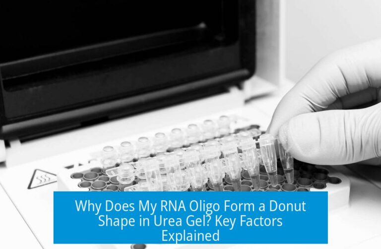 Why Does My RNA Oligo Form a Donut Shape in Urea Gel? Key Factors Explained