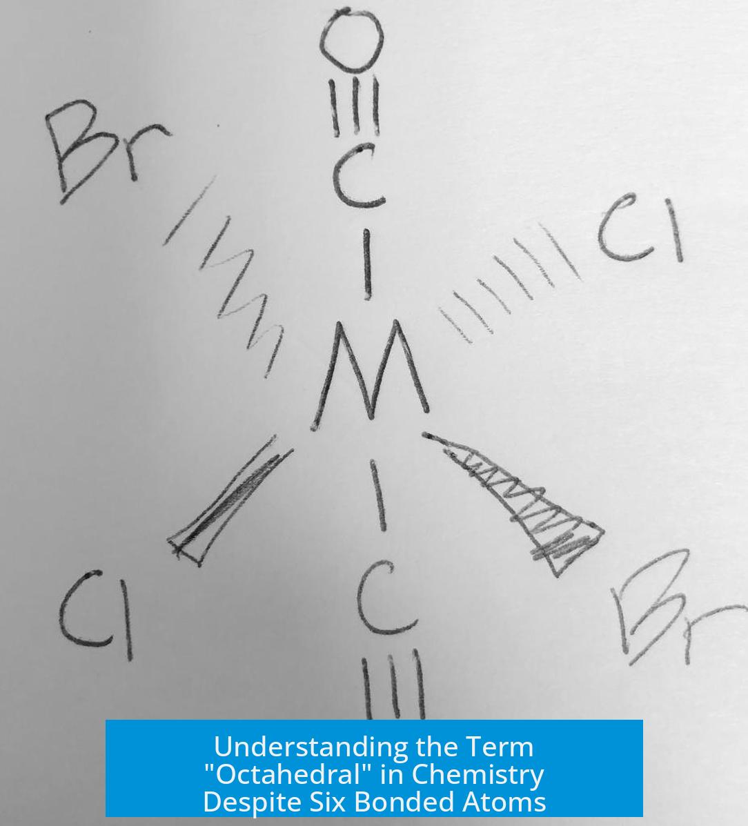 Understanding the Term "Octahedral" in Chemistry Despite Six Bonded Atoms