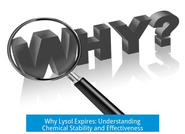 Why Lysol Expires: Understanding Chemical Stability and Effectiveness
