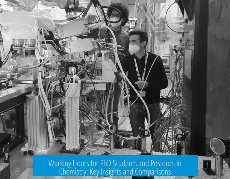 Working Hours for PhD Students and Postdocs in Chemistry: Key Insights and Comparisons