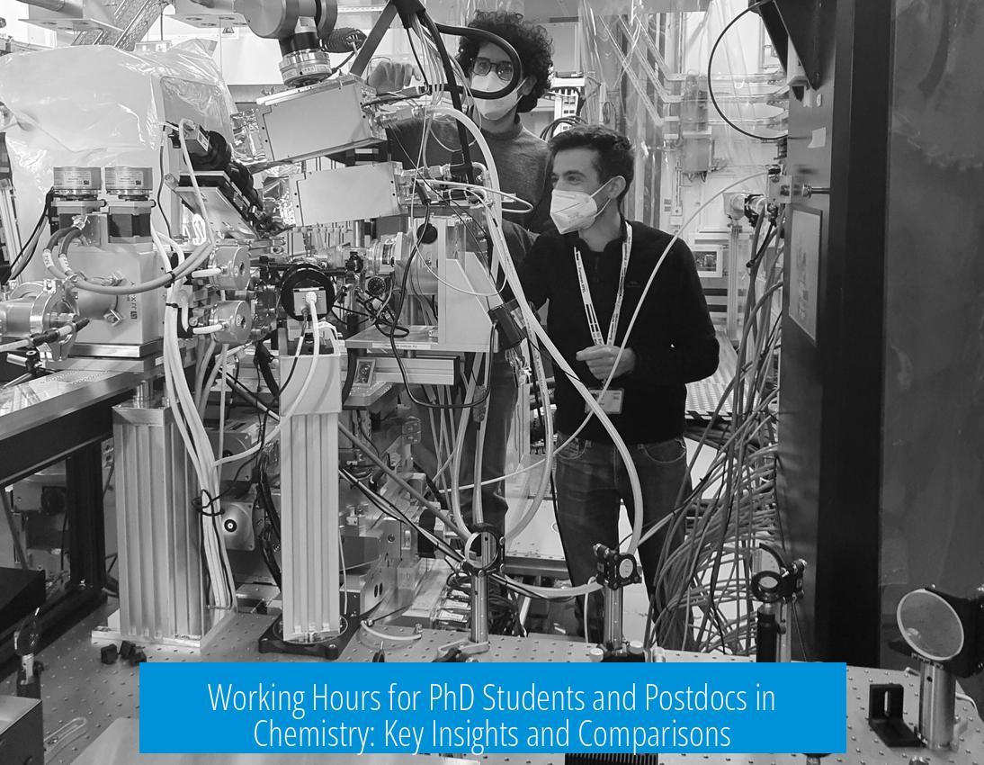 Working Hours for PhD Students and Postdocs in Chemistry: Key Insights and Comparisons