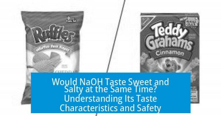 Would NaOH Taste Sweet and Salty at the Same Time? Understanding Its Taste Characteristics and Safety