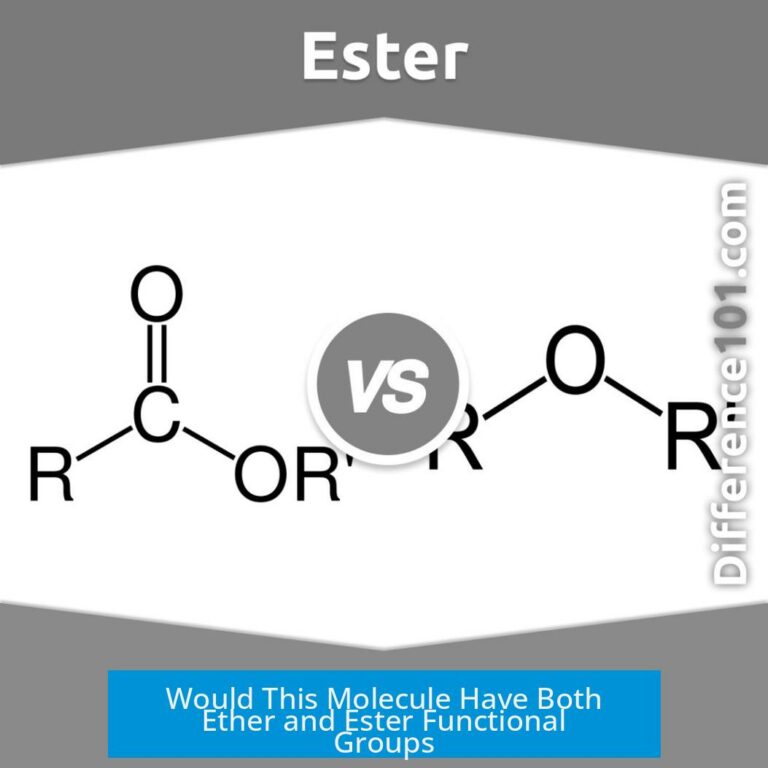 Would This Molecule Have Both Ether and Ester Functional Groups