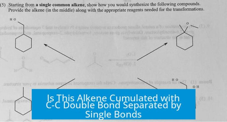 Is This Alkene Cumulated with C-C Double Bond Separated by Single Bonds