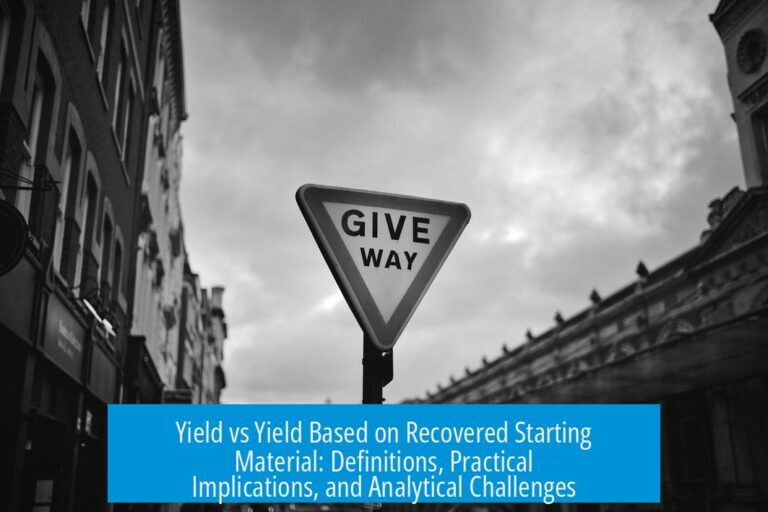 Yield vs Yield Based on Recovered Starting Material: Definitions, Practical Implications, and Analytical Challenges