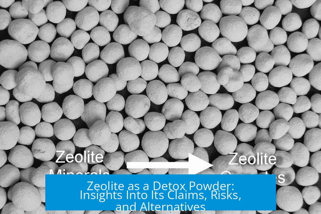 Zeolite as a Detox Powder: Insights Into Its Claims, Risks, and Alternatives
