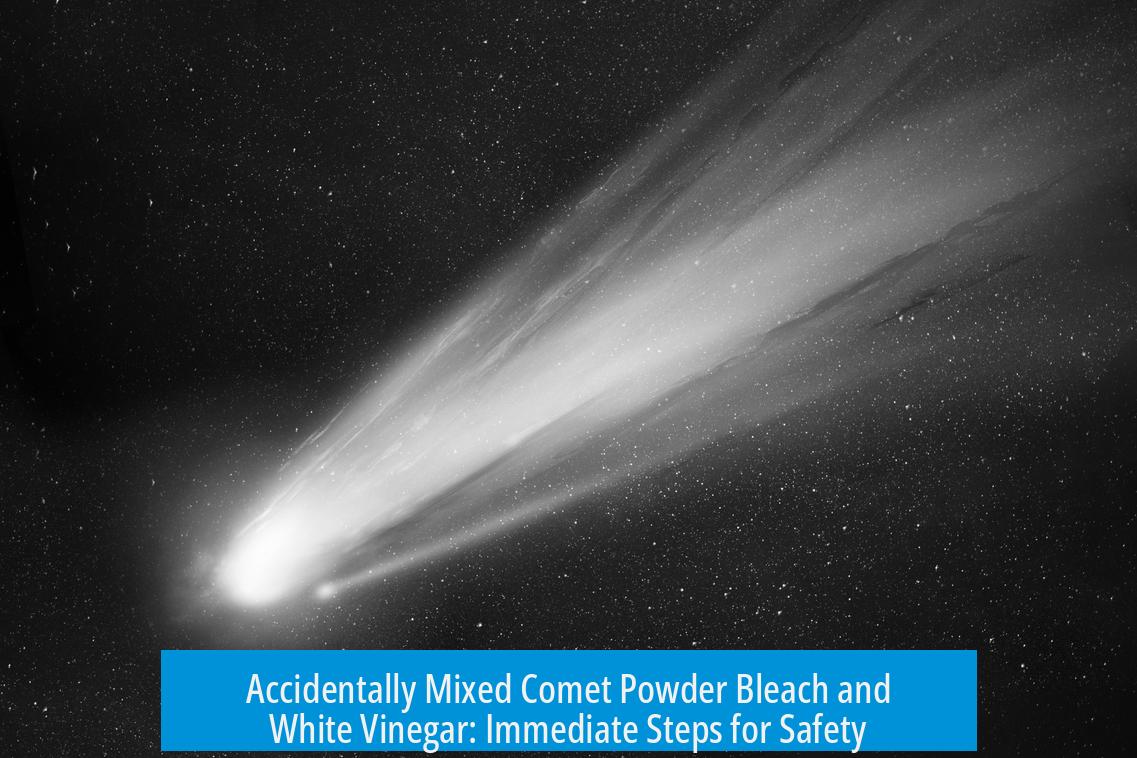 Accidentally Mixed Comet Powder Bleach and White Vinegar: Immediate Steps for Safety