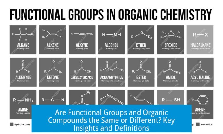 Are Functional Groups and Organic Compounds the Same or Different? Key Insights and Definitions