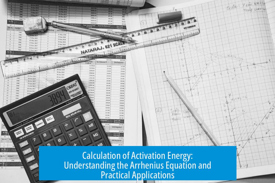 Calculation of Activation Energy: Understanding the Arrhenius Equation and Practical Applications