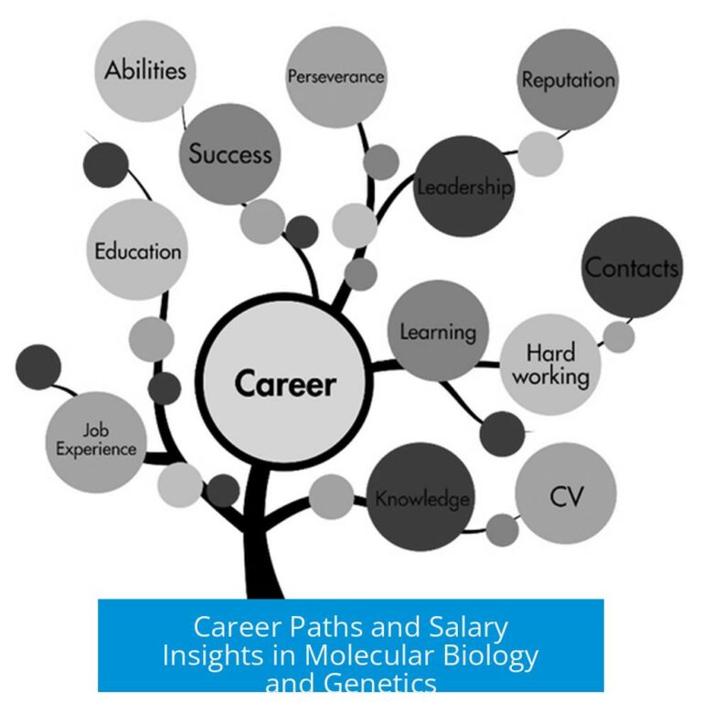 Career Paths and Salary Insights in Molecular Biology and Genetics