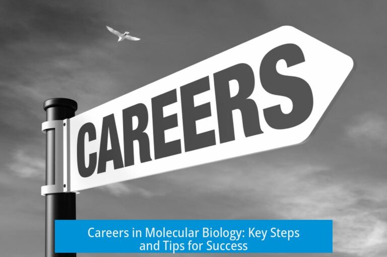 Careers in Molecular Biology: Key Steps and Tips for Success